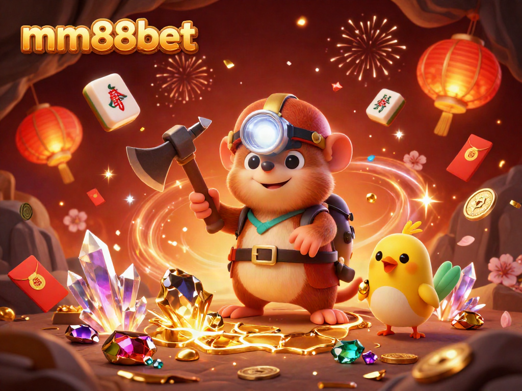 Engage in mm88bet's exciting world with a colorful treasure-filled adventure.