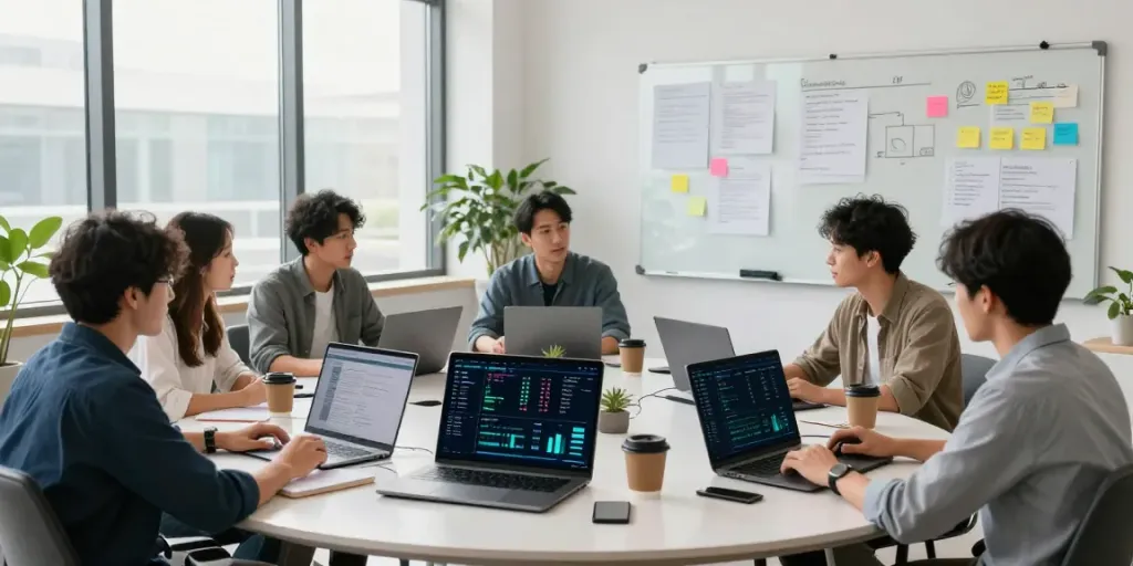 Instant indexing discussed in a modern digital marketing workspace.