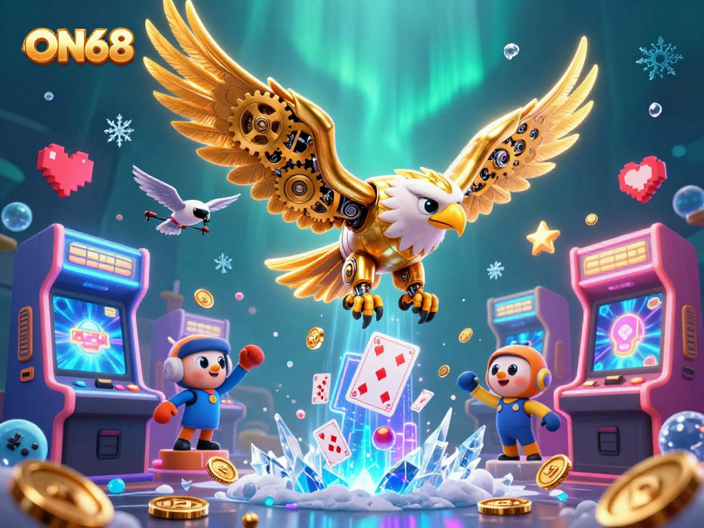 Experience the thrill of ON68 casino games with dynamic 3D characters and immersive visuals.