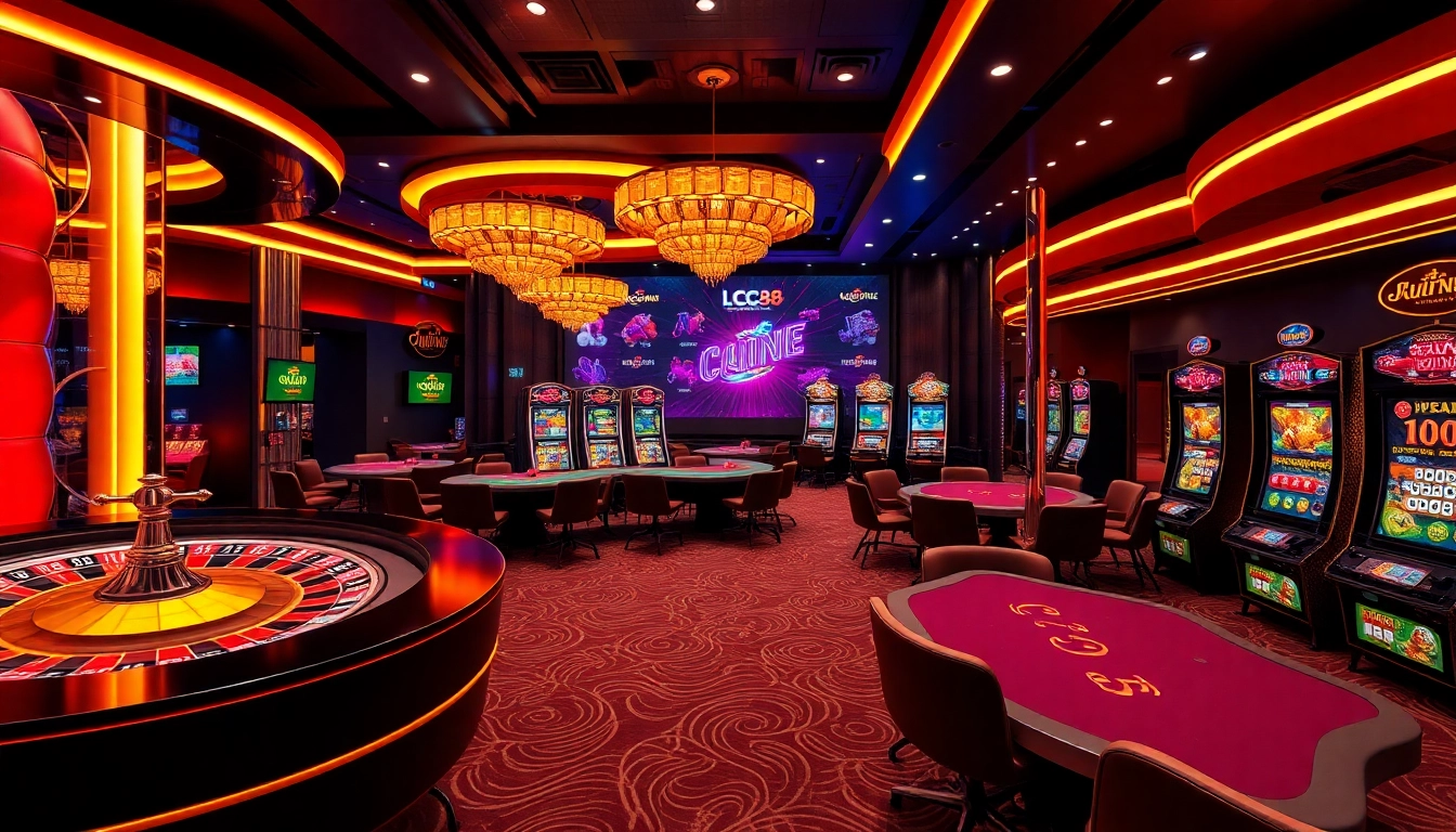 Experience the excitement at Nhà Cái LC88 with vibrant casino games and thrilling online gambling action.