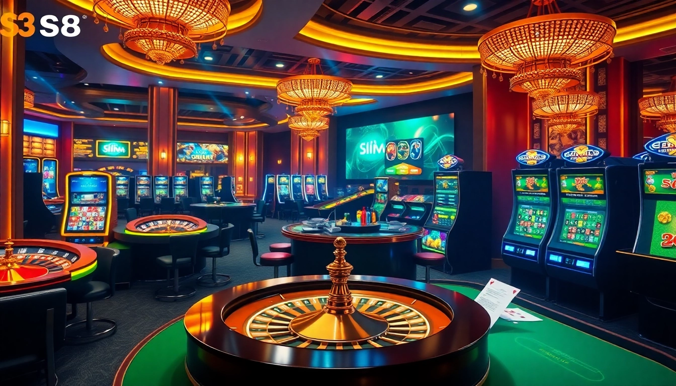 Engaging gamblers with the online platform of Nhà cái S8 featuring diverse games and vibrant visuals.