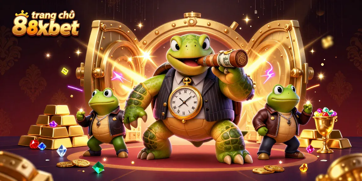 Experience excitement on trang chủ 8xbet with 3D cartoon characters celebrating big wins in a vibrant casino.