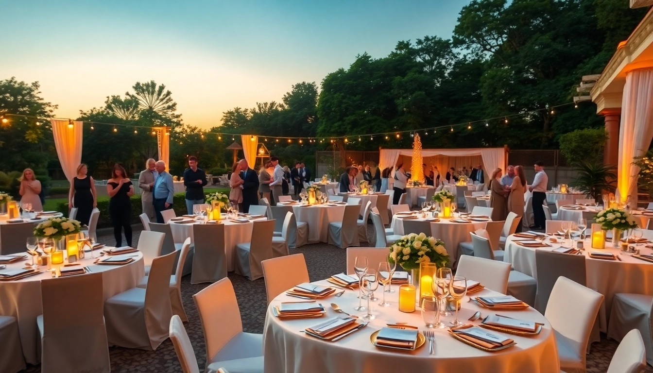 Captivating outdoor event setup showcasing Casablanca Hire Events elegance and style.
