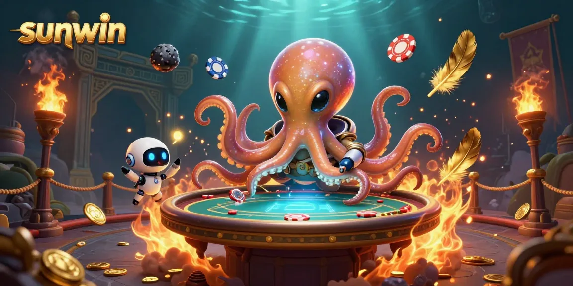 Engage with sunwin's vibrant alien-themed poker scene featuring dynamic gaming elements.